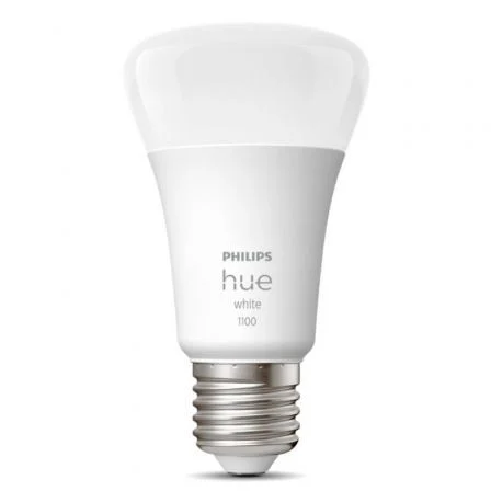 Bombilla Led Inteligente Philips Hue A60/ Casquillo E27/ 9.5W/ 1100 Lúmenes/ 2700K/ Precisa Philips Hue Bridge Bombilla Led Inteligente Philips Hue A60/ Casquillo E27/ 9.5W/ 1100 Lúmenes/ 2700K/ Precisa Philips Hue Bridge